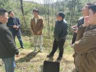 貴池區唐田鎮全面開展汛前地質災害點巡排查工作