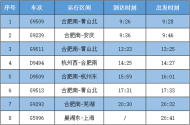 巢湖東站“五一”假期計劃增開36趟旅客列車
