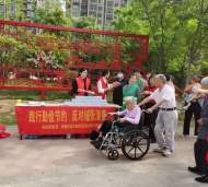 鼓樓街道大田拐社區：開展“踐行勤儉節約 反對鋪張浪費”宣傳活動