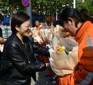 合肥市廬陽區杏林街道：節日祝福送給戶外勞動者