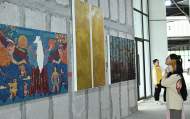 第八届安徽省美术大展壁画展在安徽艺术学院开展