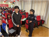 懷寧縣金拱司法所：法治宣傳進(jìn)校園  關(guān)愛明天在行動
