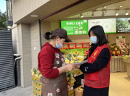 黃莊街道和平社區開展食品安全進社區宣傳活動