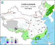 江南華南將有較強降雨過程  北方地區將有大風降溫和沙塵天氣