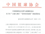 中国篮协公布处罚决定
