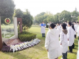 安徽一高校医学生们清明缅怀“无语良师” 