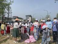 合肥市瑤海區七里站街道學苑社區：河我一起，凈攤環保
