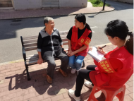黃莊街道紅旗社區(qū)開展民情民意收集調(diào)查工作