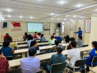 菱湖社區(qū)開展地震自救互救技能培訓(xùn)演練活動