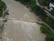 潛山山區暴雨成災 部分道路已搶通