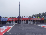 G312合六路肥西段跨橋樁基順利開工