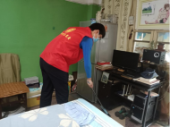青年街道南山社區退役軍人服務站開展“關愛老兵，我為老兵大掃除”志愿服務活動