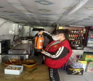 雪華鄉（宏業村街道）第三社區聯合大學生志愿者開展安全排查工作 