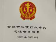 《合肥市法院行政審判司法審查報告》發布 鄉鎮政府、街道辦事處敗訴案件占接近一半