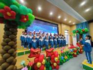 宿州一小集團校學子歌唱紅歌頌祖國