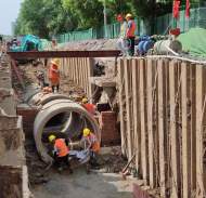 蚌埠城市排水防澇二期工程加快施工 建成后可有效改善城市內(nèi)澇問題