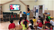 “遠離燙燙小怪獸”兒童課堂走進安慶市大觀區金色童年幼兒園