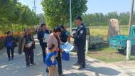 ?太和縣桑營派出所：安保宣傳兩不誤  筑牢防線保平安           