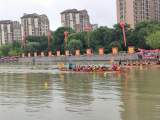 “群龙劲渡，劈波斩浪”五河县举行龙舟赛