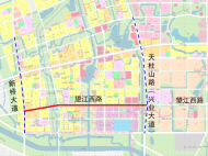 合肥運河新城主干道天柱山路即將開建