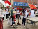 怀宁县雷埠乡环保办联合雷埠初中青年志愿者开展环境保护加强生态文明理念宣传
