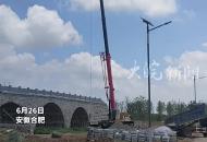 合肥“三國古橋”城西橋復(fù)建即將完成 每一塊石料都是按編號歸位