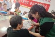 淮南市潘集區(qū)泥河鎮(zhèn)：黨建引領(lǐng)暖民心 普法宣傳進(jìn)社區(qū)