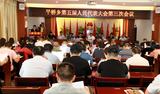 平桥乡第五届人民代表大会第三次会议胜利召开