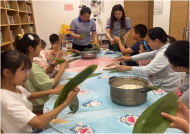 合肥大興新居悅書房開展端午節(jié)包粽子活動(dòng)