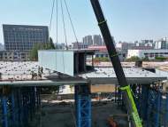 合肥清溪路高架主線橋全部貫通