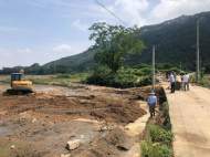 宜秀區楊橋鎮龍山社區：修復水毀道路，保障安全出行
