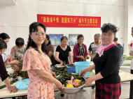 黃莊街道前進社區新時代文明實踐站開展“融融端午情 團圓家萬興”端午節活動