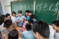 懷寧月山派出所開展禁毒進校園活動 