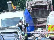 男子家暴后疑躲警察藏身垃圾桶 結果意外被倒入垃圾車壓碎身亡