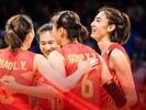 2023世界女排联赛中国女排战胜巴西队  挺进四强