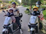 帶娃騎電瓶車“直達”內蒙古大草原！阜陽90后父母又一次出發(fā)了！