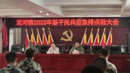 淮南市潘集區泥河鎮舉行基干民兵點驗大會