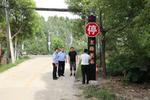 六安霍邱一路口增设会车预警系统 有效治理安全隐患