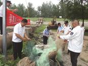 淮河干流潘集段：銷毀非法漁具 打擊非法捕撈