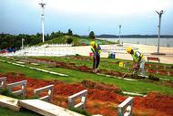 池州平天湖蓮花臺改造工程8月中旬完工