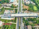 巢马城际铁路江北段首个连续梁完成浇筑