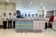 工行安庆分行开展2023年“夏日送清凉”慰问活动