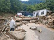 潛山市風景村：3戶民房被沖毀