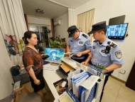 淮南市公安局山南新區分局：警燈閃爍守護夏夜平安