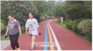 阜陽雙清灣公園打造“網紅”健身步道