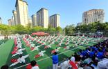 巢湖市巢州太极拳协会联合市健身秧歌协会举办大型展演活动