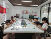 合肥高新區長寧中心社工站開展“浪漫七夕 幸福相約”手工主題活動