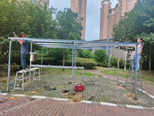 望城街道：將居民的訴求落到實處，這個小區的充電樁遮雨棚裝好啦