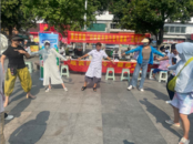 黃莊街道前進(jìn)社區(qū)：無職黨員進(jìn)社區(qū) 為老年人健康護(hù)航