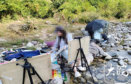 網友反映學生沖洗顏料筆致河水污濁 事發河南一著名寫生基地 當地回應